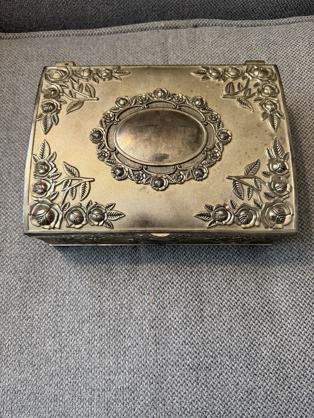 godinger silver plated jewelry box